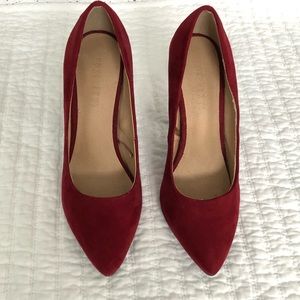 Raspberry Red Forever 21 with 3.5 in heel
